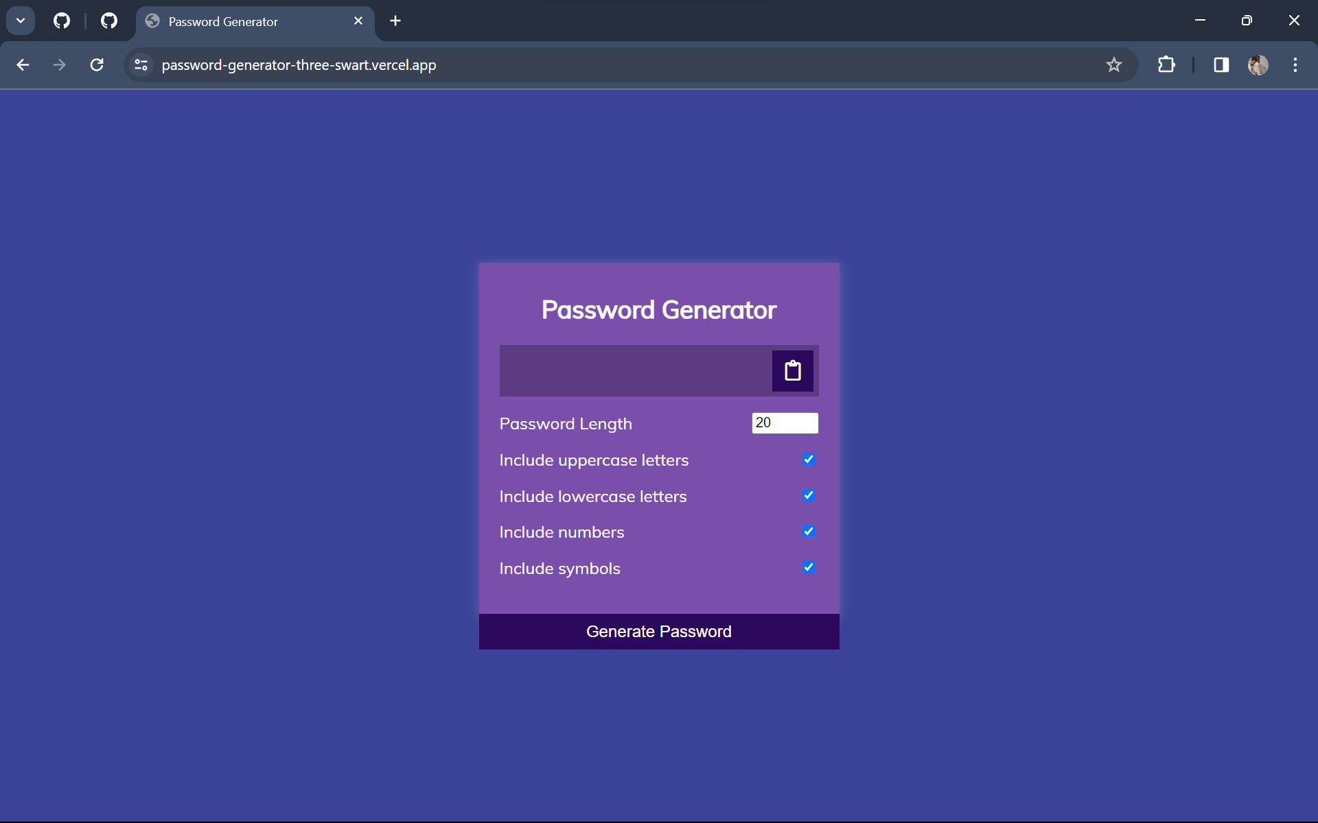 Password Generator